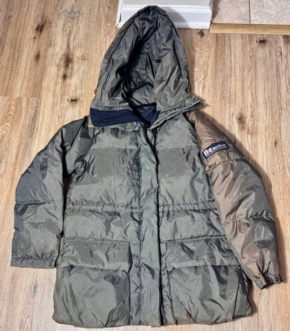 Vintage Marithe Francois Girbaud Beactive Down Puffer Coat Womens M US 26